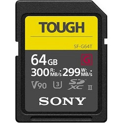 Sony Tough SDXC 64GB Class 10 U3 V90 UHS-II 300MB/S