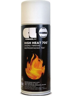 Cosmoslac High Heat Σπρέι Βαφής Θερμοκρασίας Λευκό 400ml