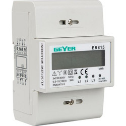 ER815 Μετρητής ενέργειας ηλεκτρονικός 3Φ 10(100)Α GEYER