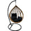 Woodwell Madrid Κρεμαστή Κούνια Φωλιά Wicker Καφέ Ε6739,1
