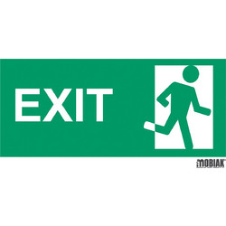 Πινακίδα ΕΞΟΔΟΣ (EXIT) Φωσφοριζέ