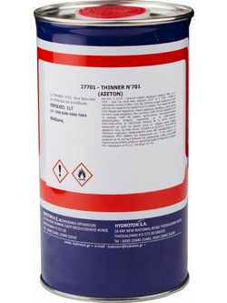 Hydroton 27701-Thinner Ν701 Διαλυτικό 1lt
