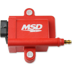 MSD Ignition Coil, Smart Coil, Red, Individual