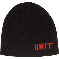 UNIT GRADED BEANIE BLACK GREY