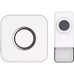 Geti GWD 307W Wireless doorbell battery powered, 82 x 81 x 26,5 mm