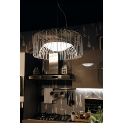 LUCE LED-COUGAR-BCO Κρεμαστό Φωτιστικό Οροφής LED με Φυσικό Λευκό Φως