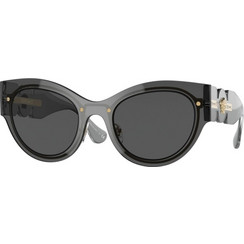 Versace VE 2234 1002/87 Γυναικεία Γυαλιά Ηλίου Πεταλούδα Κοκάλινα Μαύρα με Γκρι Polarized Φακό
