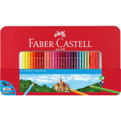 Faber-Castell Κασετίνα Ξυλομπογιές Σετ 60τμχ
