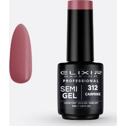 Elixir Semigel 312 Ημιμόνιμο Βερνίκι Νυχιών 15ml