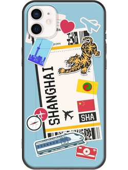 Θήκη Ticket To Shanghai iPhone 12 mini Black TPU (Μαύρη Σιλικόνη)