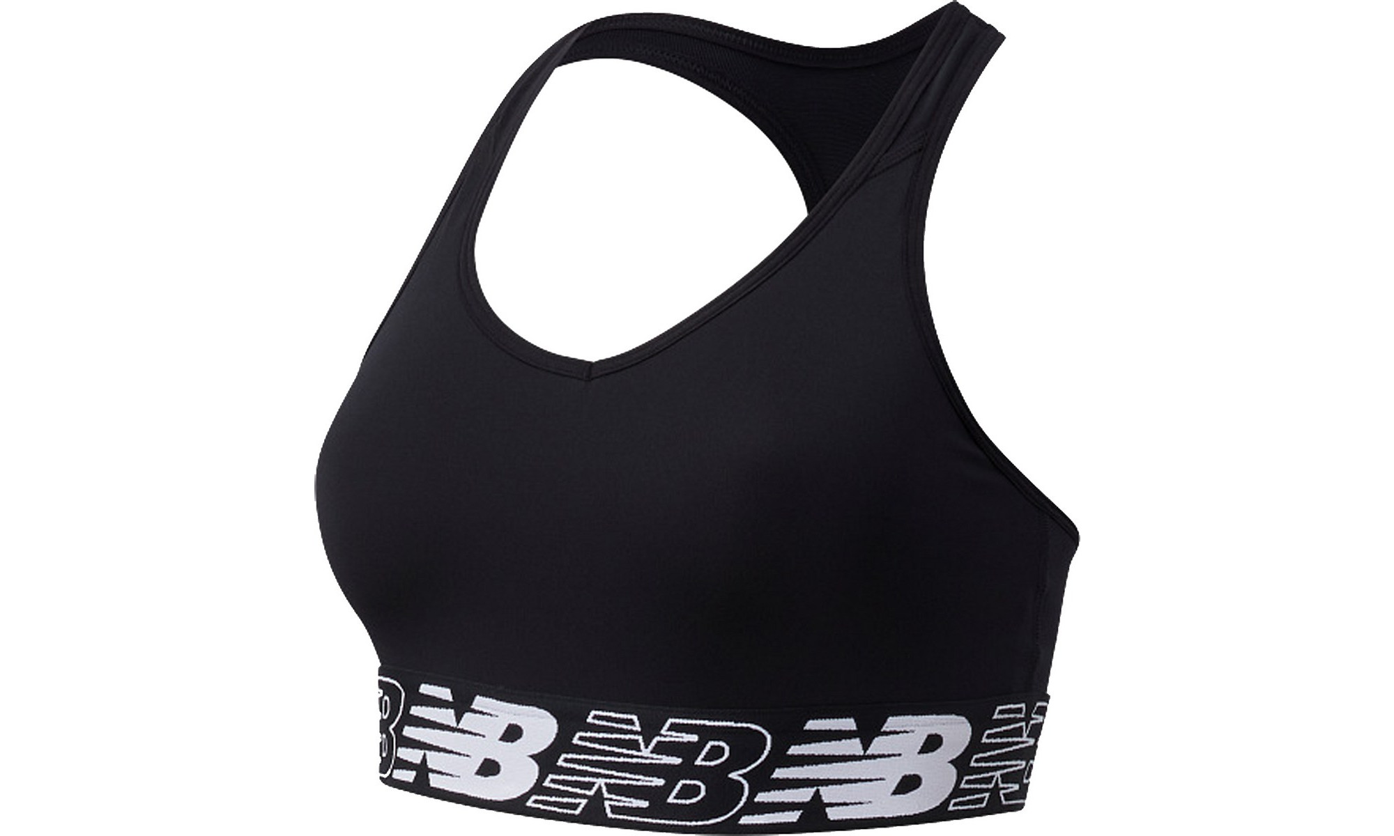 new balance black sports bra