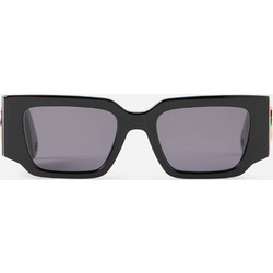 Lanvin LNV639S 001 Ανδρικά Γυαλιά Ηλίου Ορθογώνια Κοκάλινα Μαύρα με Μαύρο Polarized Φακό