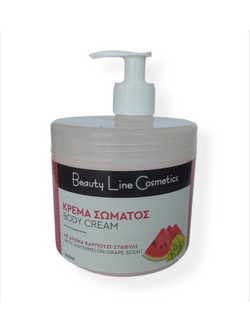 Beauty Line Watermelon & Grape Ενυδατική Κρέμα Σώματος 500ml