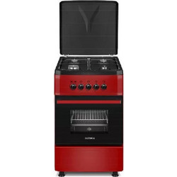 Calfer Gas F5T40G2-RED Κουζίνα Αερίου 42lt με Εστίες Αερίου 50cm
