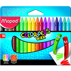 Maped Color'Peps Κηρομπογιές Σετ 18τμχ