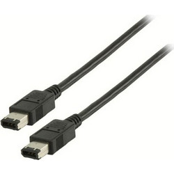 VLCP 62200B 2.00 FireWire 6-pin to 6-pin VALUELINE
