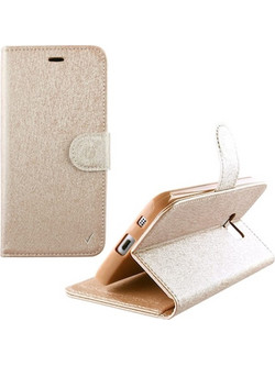 Volte-Tel Leather TPU Book Stand Gold (Huawei Y3 II)