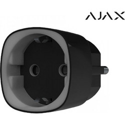 Ajax Ajax Systems Socket Wireless Smart Plug with Energy Monitor Μονή Εξωτερική Πρίζα Ρεύματος Γραφείου Μαύρη 01377