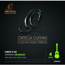 Ortega UWNY-4-SO Soprano 6-32 Σετ 4 Χορδές Ukelele Nylon 26" 1/4