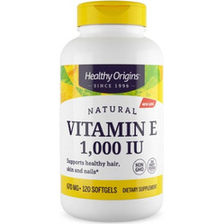 Healthy Origins Vitamin E 1000iu 120 Μαλακές Κάψουλες