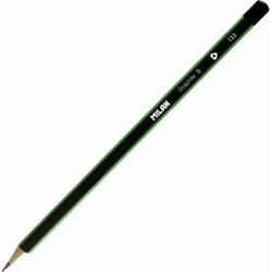 Μολύβι Πράσινο & Μαύρο (B) - Milan Graphite