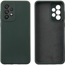 Idol 1991 Velvet Elite 4 Side Camera Guard Back Cover Dark Green (Samsung Galaxy A33)