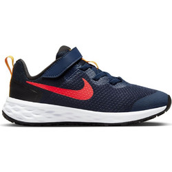 Nike Revolution 6 Παιδικά Αθλητικά Παπούτσια για Τρέξιμο Navy Μπλε DD1095-412