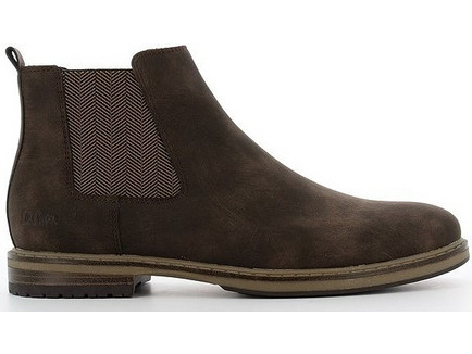 Lee Cooper Ανδρικά Chelsea Μποτάκια Suede Καφέ LC001082-DBN