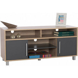 HomeMarkt Έπιπλο Τηλεόρασης Ξύλινο Sonoma Μ120xΠ40xΥ55cm Danna HM2202.04