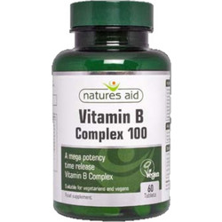 Natures Aid Vitamin B Complex 100 60 Ταμπλέτες