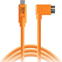 Tether Tools USB Type-C Male to Micro-USB 3.0 Type B Male Cable Org (4.6 m, CUC33R15)