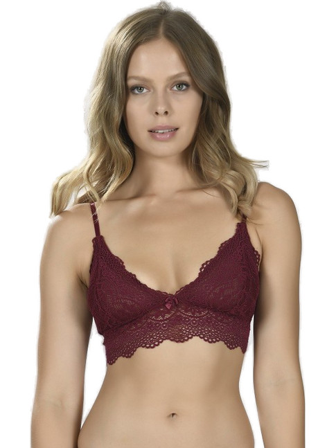 NBB Lingerie Σουτιέν χωρίς Μπανέλα Μπορντό 4601BOR