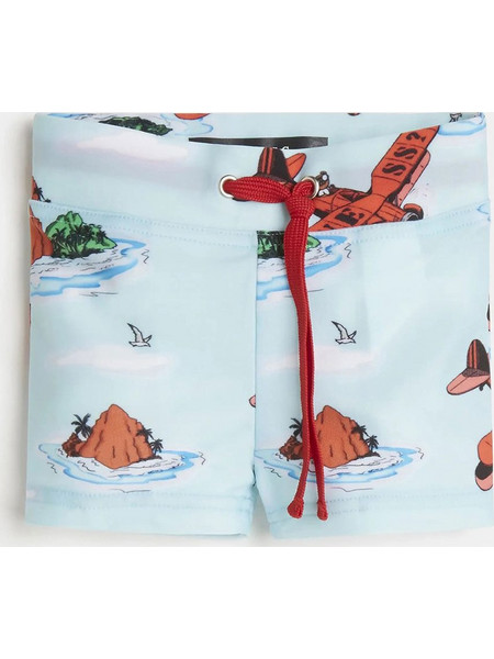 Guess Βρεφικό Μαγιό Boxer για Αγόρι Γαλάζιο I2GZ01LY00J-PB07