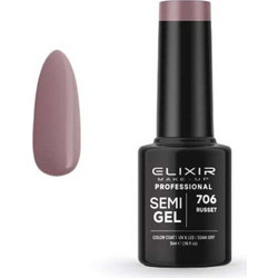 Elixir Semigel 706 Russet Ημιμόνιμο Βερνίκι Νυχιών 5ml