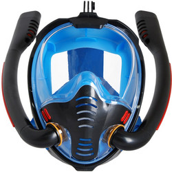 XDive Μάσκα Θαλάσσης Full Face Ray Full Face Μαύρη Μπλε 61056