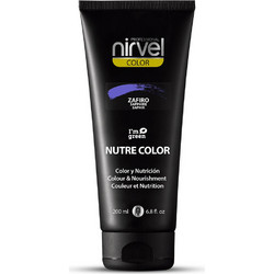 Nirvel Nutre Color Ζαφειρί Χρωμομάσκα Μαλλιών 200ml