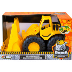 Nikko Rhino Construction Mega Builder Machines Push & Go Wheel Loader 36-30083