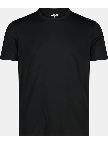 CMP MAN SINGLE COLOUR OUTDOOR T-SHIRT ΜΑΥΡΟ