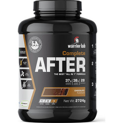 Warriorlab Complete After Chocolate Πρωτεΐνη Ορού Γάλακτος Όγκου Χωρίς Γλουτένη 2.72kg