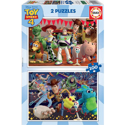 Παιδικό Puzzle Educa Toy Story 4 2x100 Κομμάτια