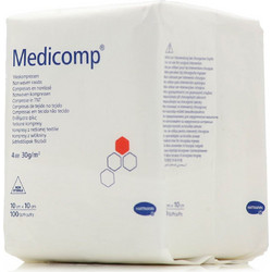 Hartmann Medicomp Μη Αποστειρωμένες Γάζες 10x10cm 100τμχ