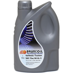Bruntoil Βαλβολίνη 75w90 GL-5 Synthetic Traction 1L