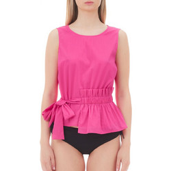 Liu Jo Popeline Γυναικείο Σορτς Chino Ψηλόμεσο Φούξια VA2129-T5904-82436