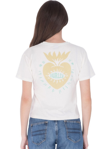 HURLEY 'OCEANCARE' CROP TOP ΓΥΝΑΙΚΕΙΟ WTSEU00007-120 (120/MARSHMALLOW)