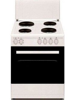 Arielli C-6060FL Κουζίνα Ηλεκτρική 56lt με Εμαγιέ Εστίες 60cm