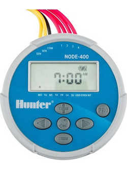 Hunter Node 400 Προγραμματιστής Ποτίσματος Μπαταρίας 4 Στάσεων