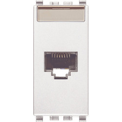 Πρίζα RJ45 Netsafe CAT6 UTP Λευκή Eikon