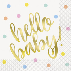 HELLO BABY - ΧΑΡΤΟΠΕΤΣΕΤΕΣ 16 ΤΕΜ