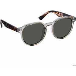Eyelead L704 Ανδρικά Γυαλιά Ηλίου Στρογγυλά Κοκάλινα Ταρταρούγα Διαφανή με Μαύρο Polarized Φακό