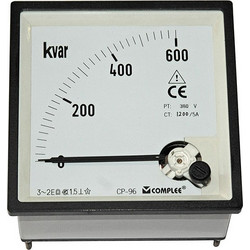 Adeleq Βατόμετρο Αέργου Ισχύος 96x96 380V 1200-5Α 600Kvar 11-9638061